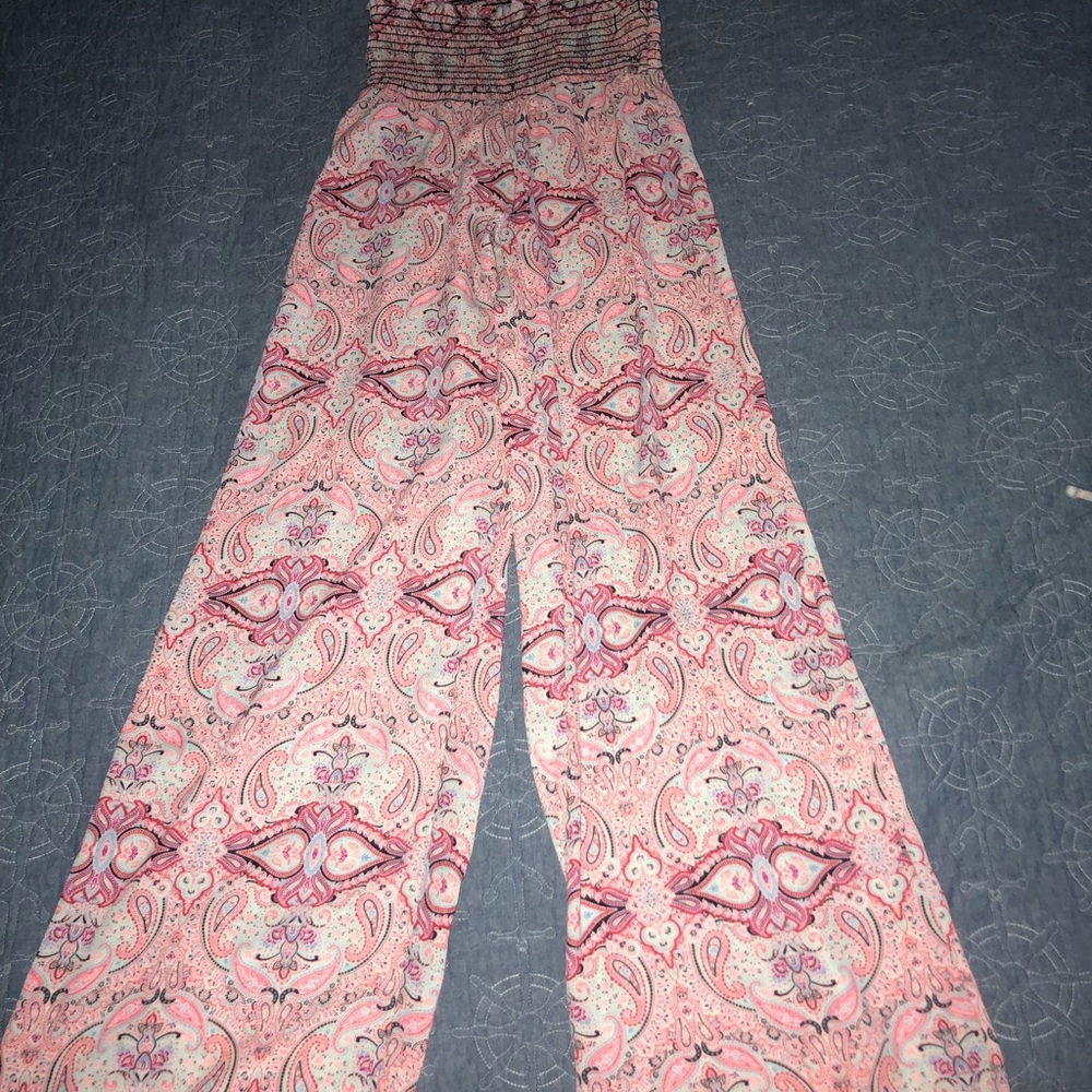 printed flowy pants